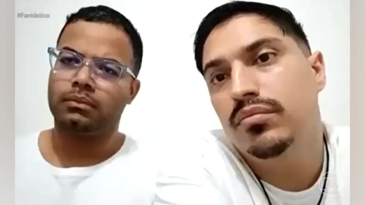 Hytalo Santos e Israel Natã. (foto: reprodução/TV Globo)