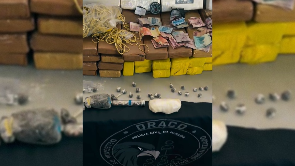 Operação da Polícia Civil em Patos apreende grande quantidade de drogas e prende suspeitos