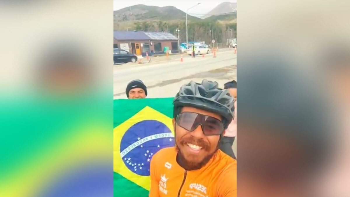 Paraibano supera desafio, chega à Argentina em menos de 60 dias, faz amigos e ganha festa na chegada: "emocionante" ciclista, sebastian estevan, paraibano, rei do longao