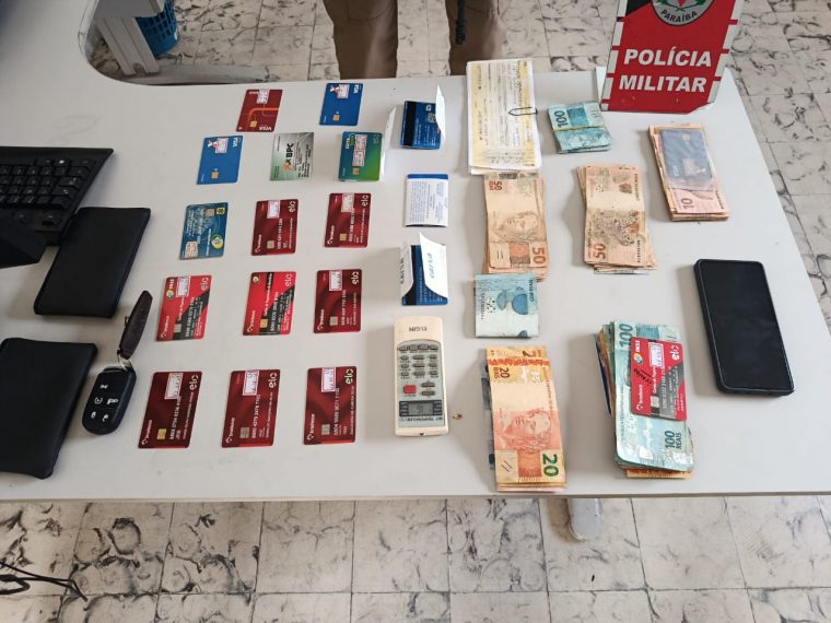 Homem é preso com 20 cartões de benefícios e mais de R$ 7 mil em novo esquema de agiotagem em Pombal