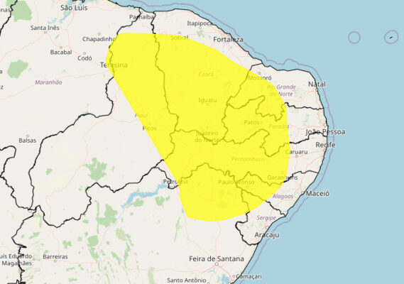Clima seco persiste no interior da Paraíba
