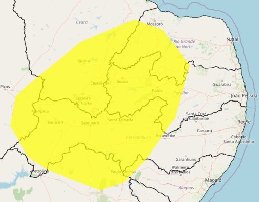 Sertão da Paraíba entra no 5º dia registrando umidade relativa do ar semelhante à do deserto