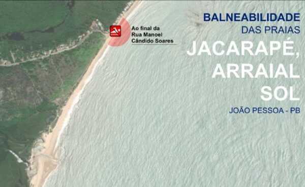 Litoral da Paraíba tem 4 praias impróprias para banho; confira locais