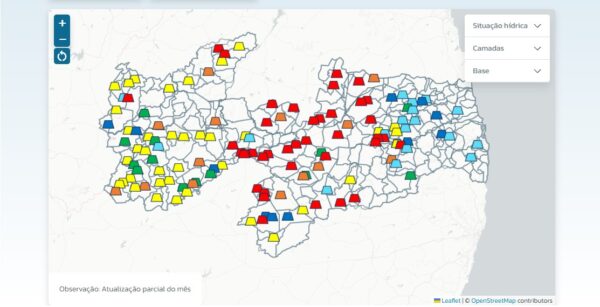 11 açudes estão sangrando na Paraíba e 18 podem sangrar a qualquer momento