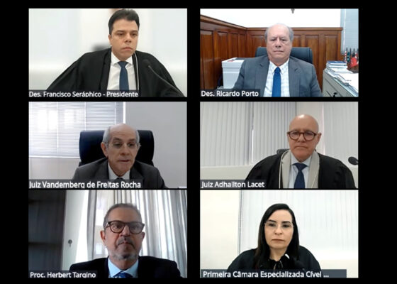 Sessão da Primeira Câmara Especializada Cível