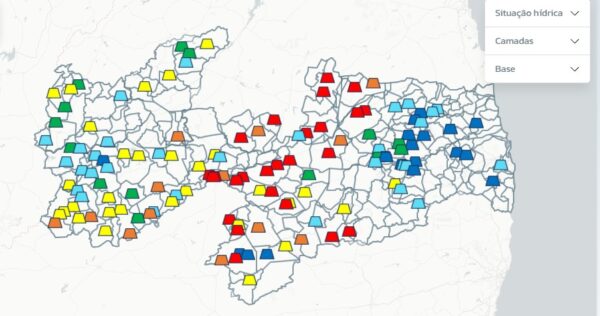 Quatro açudes estão completamente secos e 21 podem secar a qualquer momento na Paraíba Quatro açudes estão completamente secos e 21 podem secar a qualquer momento na Paraíba