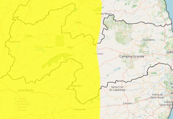 Clima seco segue por mais um dia e 102 cidades paraibanas tem umidade do semelhante a de alguns desertos hoje