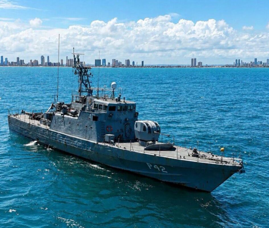 Navio-Patrulha “Graúna” estará aberto à visitação pública em Cabedelo neste domingo