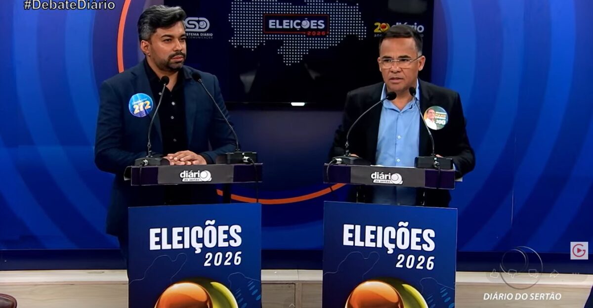 Debate TV Diário do Sertão: Major Fábio e Rinaldo Júnior discutem preocupação com atuação do crime organizado na Paraíba
