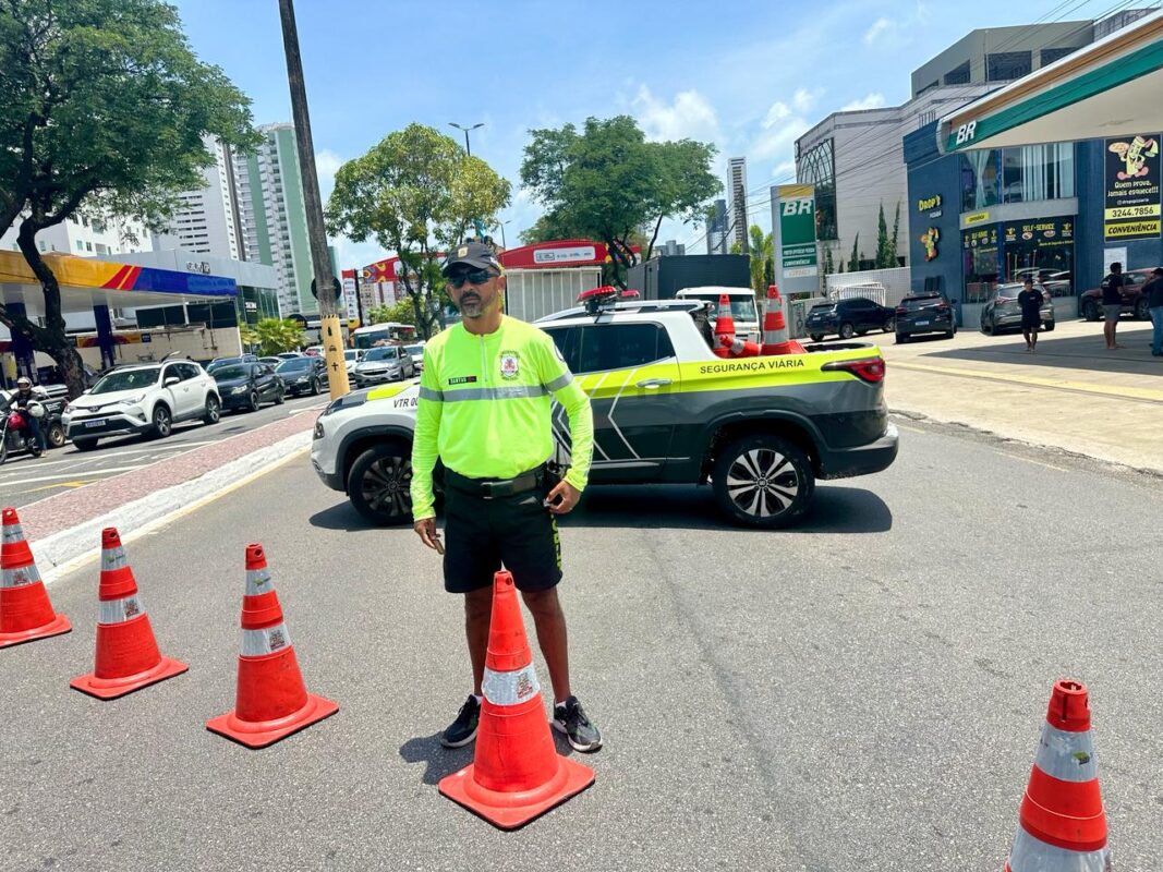 Trânsito na Avenida Epitácio Pessoa sofre mudanças a partir desta quarta-feira para eventos políticos em João Pessoa