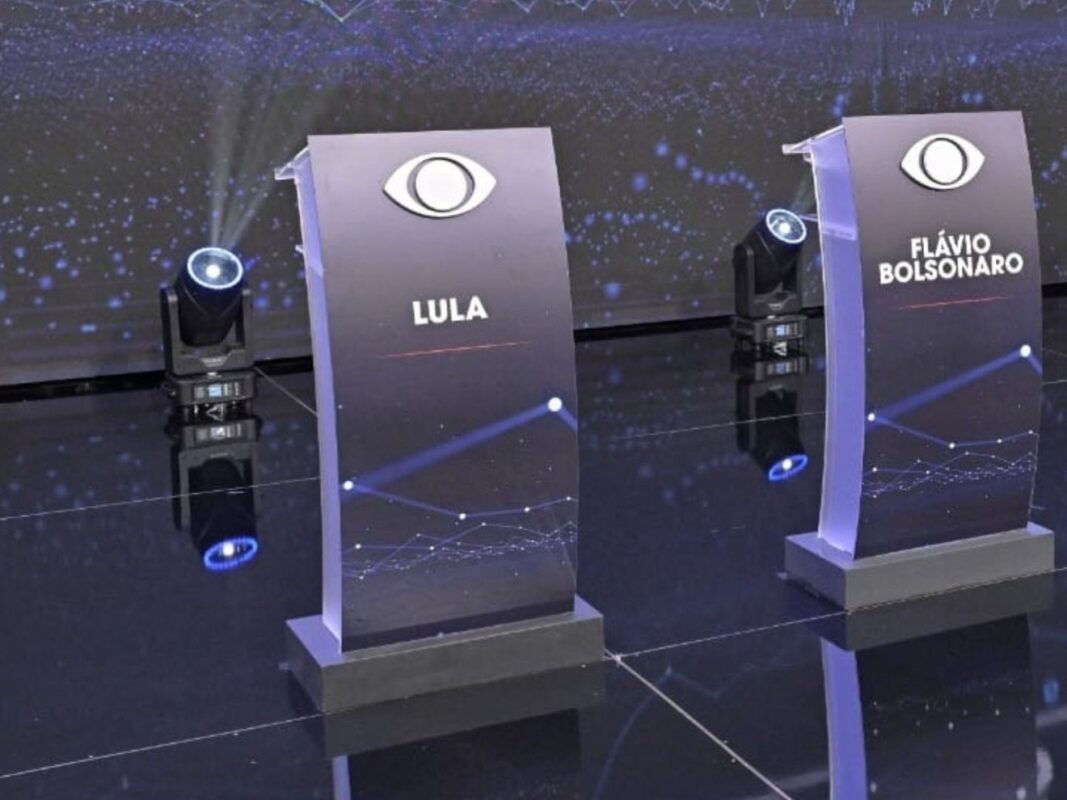 Band realiza debate presidencial entre candidatos Flávio e Lula neste domingo
