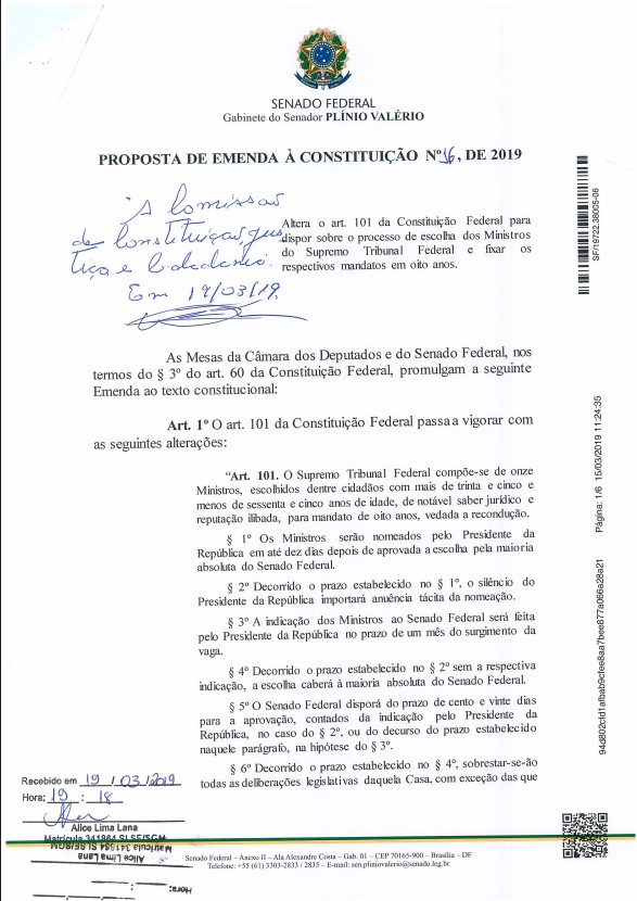 PEC Judicário no Senado